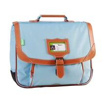 Cartable 35cm Tann's - « Les Incontournables » Bleu Glacier