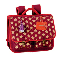 Cartable CP-CE1 38 cm - Etoiles - Bensimon - Rose