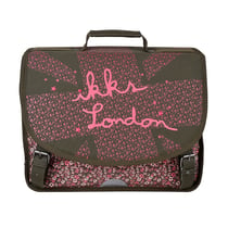Cartable CP-CE1 38 cm - London - IKKS - Kaki