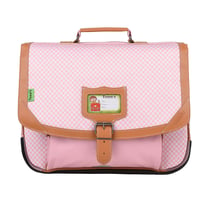 Cartable CP-CE1 38 cm - Vichy - Tann's - Rose
