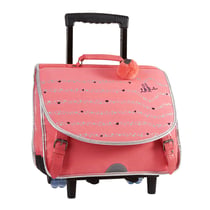 Cartable à roulettes  IKKS - Oh my Captain ! Corail - 2 compartiments