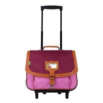 Cartable à roulettes CP-CE1 38 cm - Iconic - Tann's - Violet parme