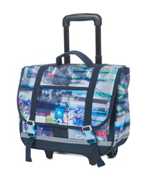 Cartable à roulettes CE2-CM1-CM2 40-41 cm - Ocean Glitch - Rip Curl - Bleu