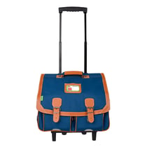 Cartable à roulettes CE2-CM1-CM2 40-41 cm - Denim - Tann's - Bleu