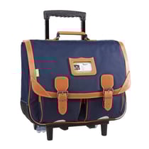 Cartable à roulettes Tann's - Bleu Marine - Trolley Camille - 2 compartiments