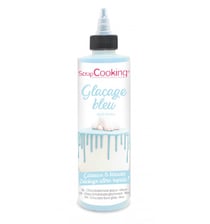 Glaçage goût chocolat ScrapCooking - Bleu - 130 g