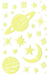 Gommettes phosphorescentes Maildor - Planètes - A6