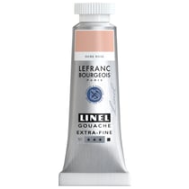 Tube de 14 ml de gouache Lefranc Bourgeois - Linel - Extra-fine - Ocre rose - Nuance 817