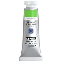 Tube de 14 ml de gouache Lefranc Bourgeois - Linel - Extra-fine - Vert acacia - Nuance 502