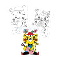 Carnet de coloriage Graffy Nimo - Chat