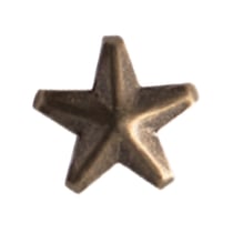 40 Griffes étoile antic bronze  - KI Sign
