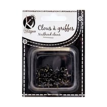Clous à griffes - étoile noire 10mm