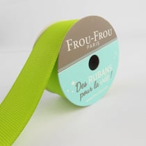 Bobinette Frou-Frou - 5 m x 25 mm - Gros grain - Jardin d'oliviers