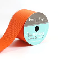 Bobinette Frou-Frou - 4 m x 38 mm - Gros grain - Orange flamboyant