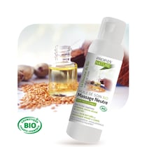 Huile de soin massage neutre - 200 ml