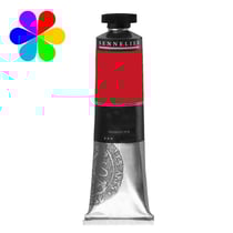 Peinture à l'huile Sennelier - Extra-fine - 40 ml - n°677 rouge vermillon