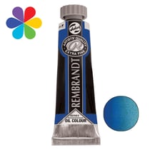 Huile extra fine S3 - 15ml - Bleu manganése phtalo - Rembrandt