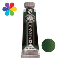 Huile extra fine S3 - 15ml - Vert oxyde chrome - Rembrandt