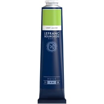 Tube de 150 ml - Peinture à l'huile Lefranc Bourgeois - Vert jaune 590 - Fine