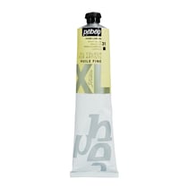 Tube 200 ml de peinture à l'huile Pébéo Studio - XL - jaune lumière - Fine