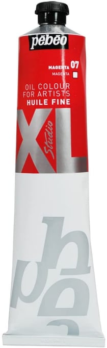 Tube 200 ml de peinture à l'huile Pébéo Studio - XL - magenta - Fine