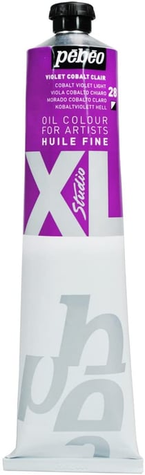 Tube 200 ml de peinture à l'huile Pébéo Studio - XL - violet cobalt clair - Fine