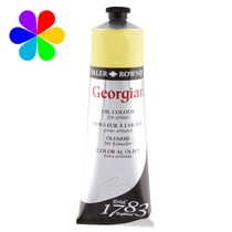 Tube 225 ml de peinture à l'huile Daler Rowney - Georgian - jaune de Cadmium