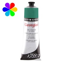 Tube 225 ml de peinture à l'huile Daler Rowney - Georgian - vert de hooker