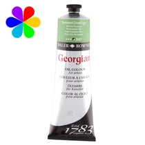 Tube 225 ml de peinture à l'huile Daler Rowney - Georgian - vert clair permanent