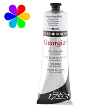 Tube 225 ml de peinture à l'huile Daler Rowney - Georgian - titane sous couche