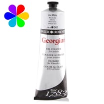 Tube 225 ml de peinture à l'huile Daler Rowney - Georgian - blanc de zinc