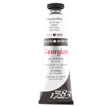 Peinture à l'huile Georgian - 38ml - blanc de titane