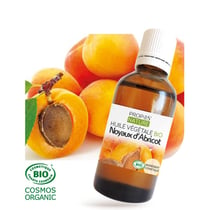 Huile végétale d'abricot bio - 50 ml