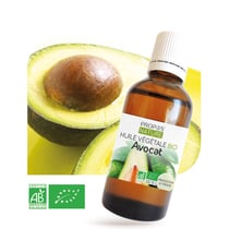 Huile végétale d'avocat bio - 50 ml