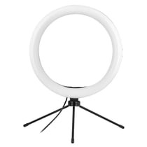 Anneau de lumière LED T'nB - INLFUENCE - Avec mini trépied pour smartphone - Noir - 10"