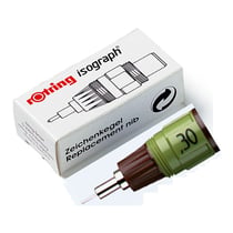 Pointe de rechange pour Isograph - Noir - 0.3 mm - rOtring