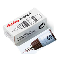Pointe de rechange pour Isograph - Noir - 0.6 mm - rOtring