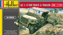 Us 1/4 Ton Truck & Trailer