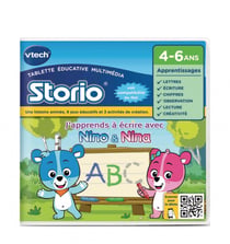 JEU STORIO - J'APPRENDS A ECRIRE