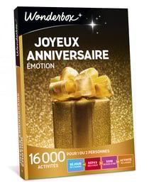 Coffret cadeau - Joyeux anniversaire émotion