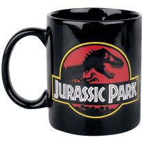 Jurassic park mug classic logo