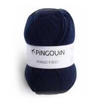 Kit 10 pelotes First marine - Pingouin - Pelote de fil à tricoter