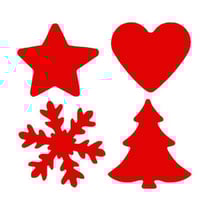 Kit de 4 perforatrices Noël