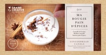 Kit bougie de Noël pain d'épice - Graine Créative