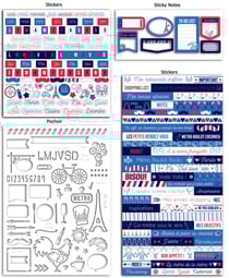 Kit de décoration Bullet Journal Toga Frenchy