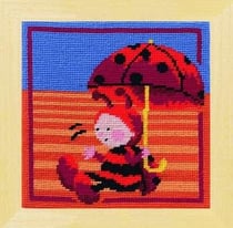 KIT CANEVAS 20X20 COCCINELLE A KIT CANEVAS 20X20 COCCINELLE ASSISE