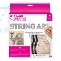 Kit tableau String Art - Love - 22x22 cm