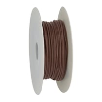 Lacet «Aspect cuir» 2mm - Marron