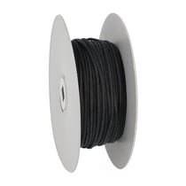 Lacet «Aspect cuir» 2mm - Noir