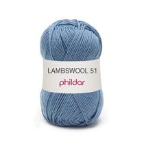 Lambswool 51  Denim - Phildar - Pelote de fil à tricoter